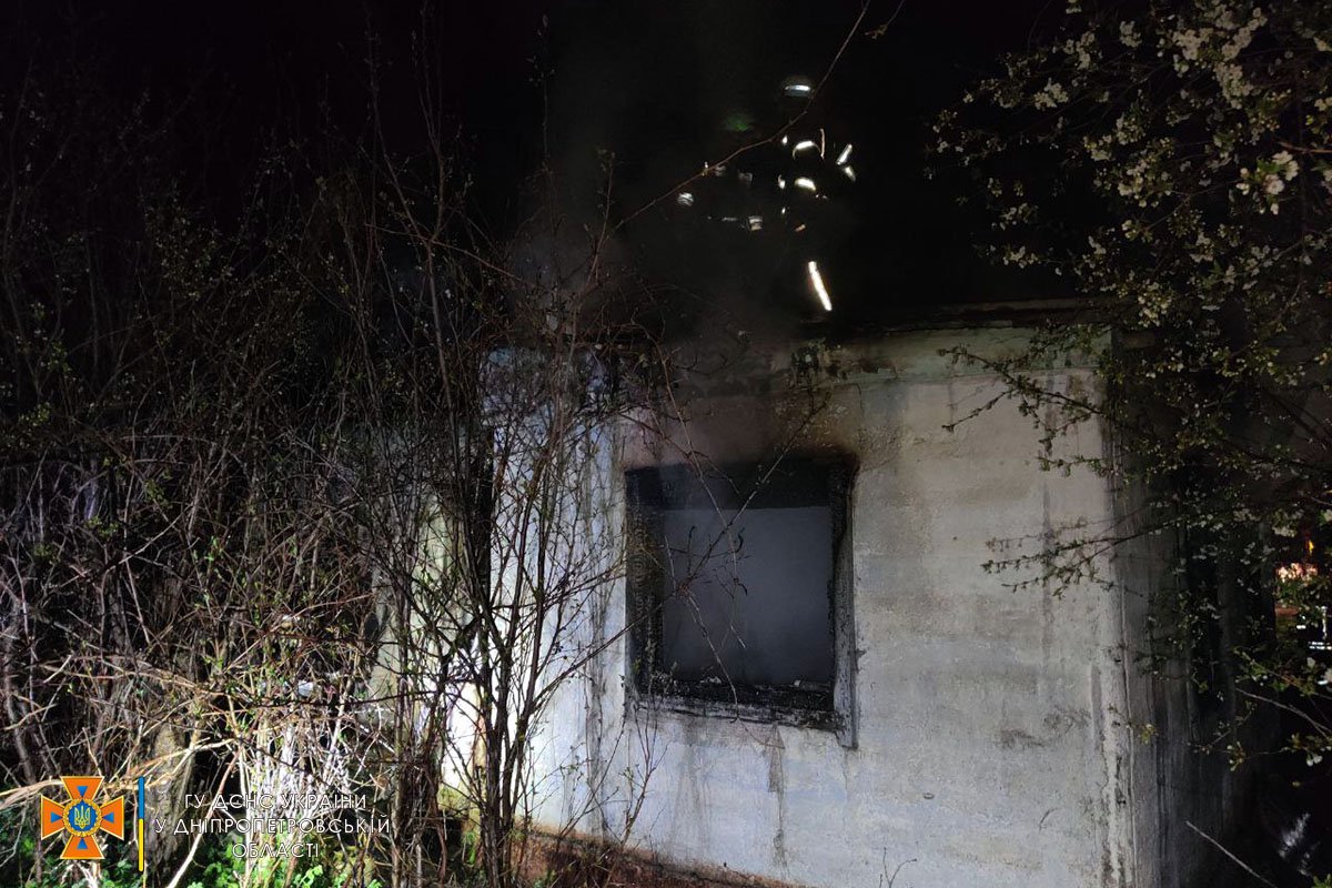 Площадь пожара составила 40 квадратных метров