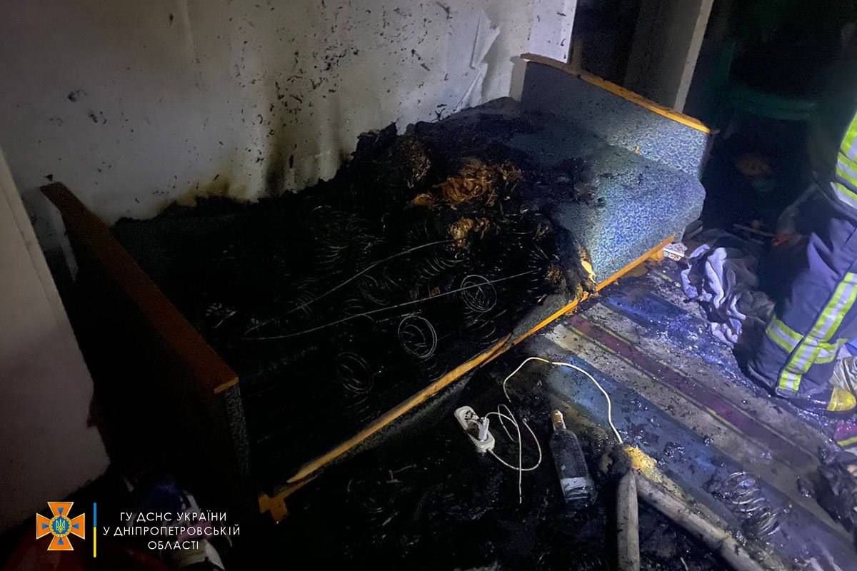 В Кривом Роге горела квартира: погиб мужчина 1