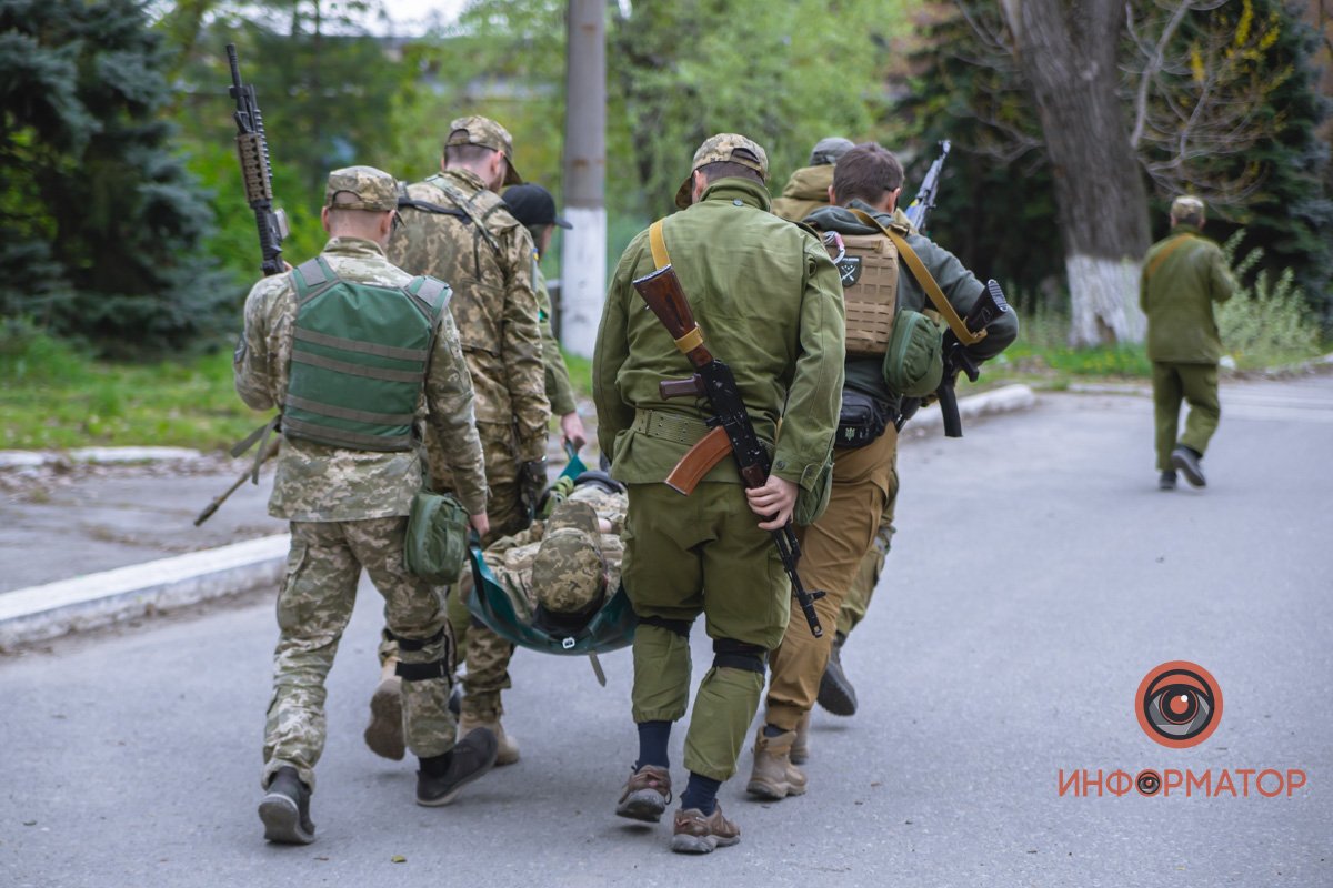 Взрывы гранат и эвакуация: как в Днепре проходят учения территориальной обороны 28