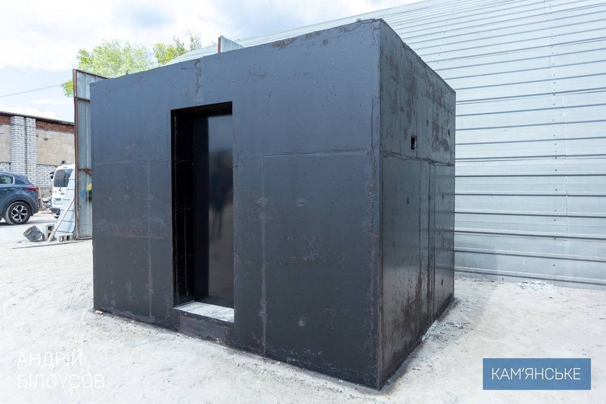 В Каменском создают железобетонные доты для защитников 1