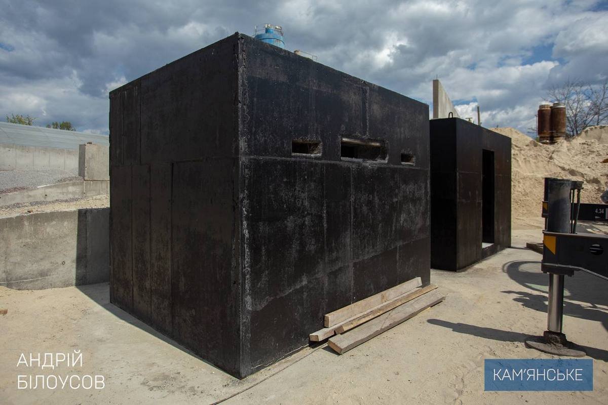 В Каменском создают железобетонные доты для защитников 4