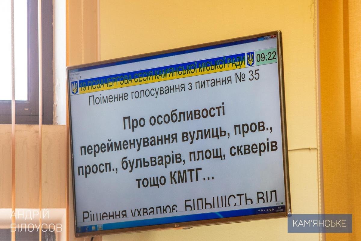 В Каменском провели внеочередную сессию городского совета: что решали 3