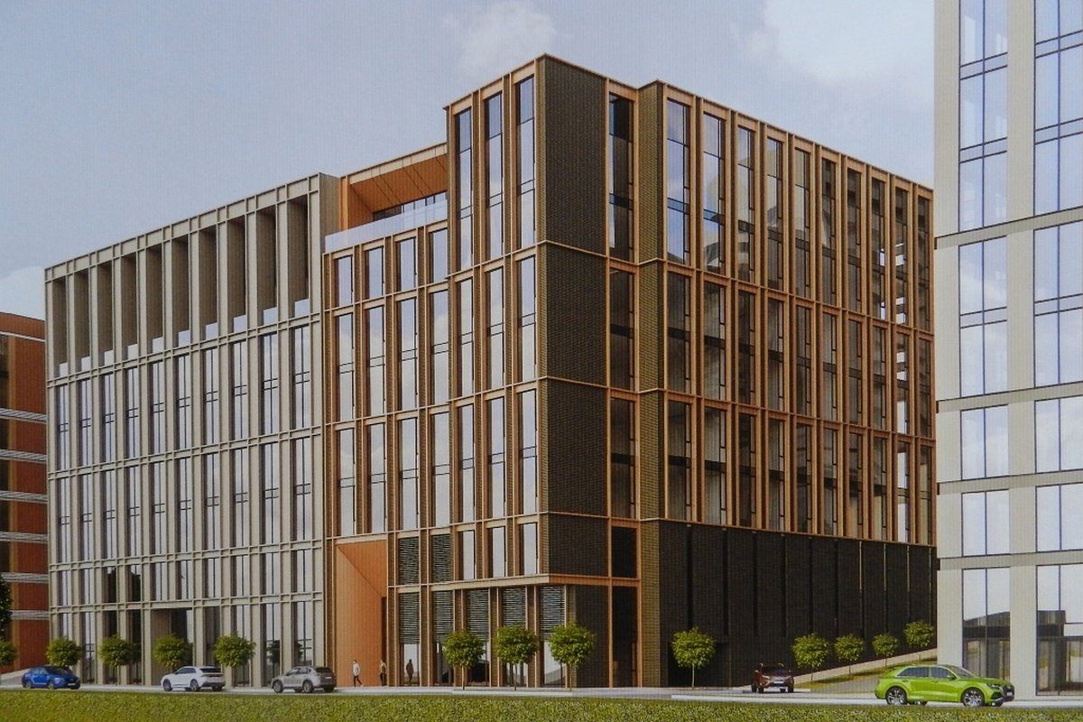 Градостроительный расчет офисного комплекса по улице Обручева, 3-7