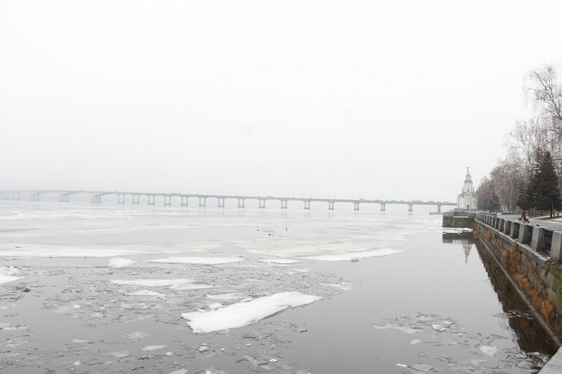 Днепр охватил густой туман (ФОТО) 3
