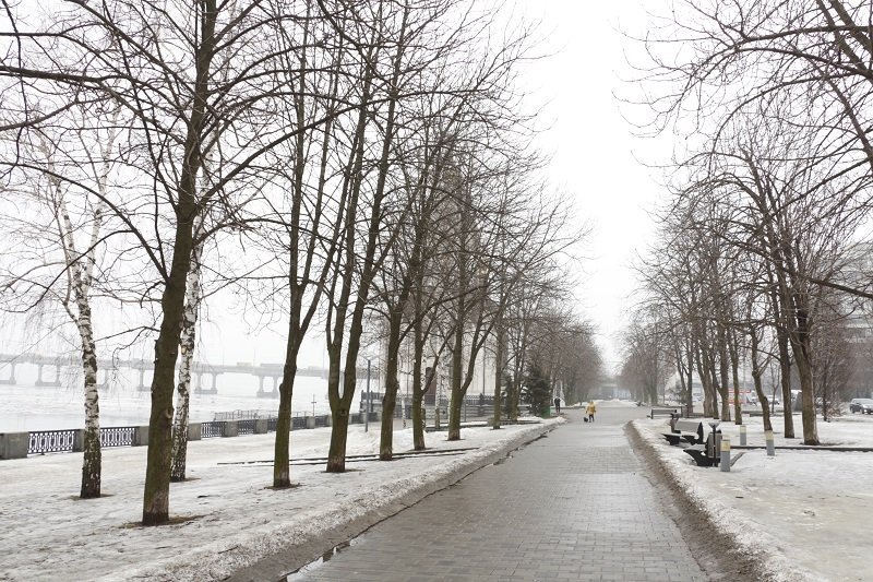 Днепр охватил густой туман (ФОТО) 6