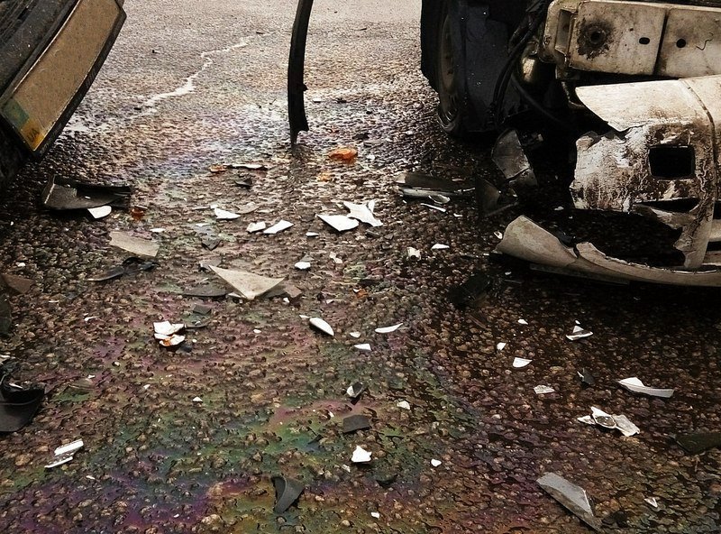 ДТП и большая пробка на Янтарной: столкнулись три автомобиля (ФОТО) 4