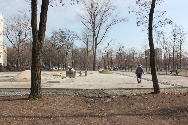 В Днепре реставрируют Аллею героев АТО: как проходят строительные работы 5