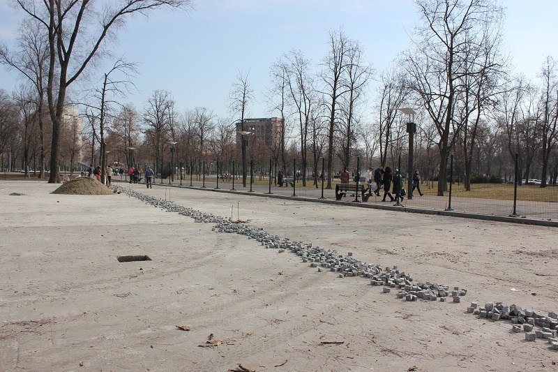 В Днепре реставрируют Аллею героев АТО: как проходят строительные работы 6