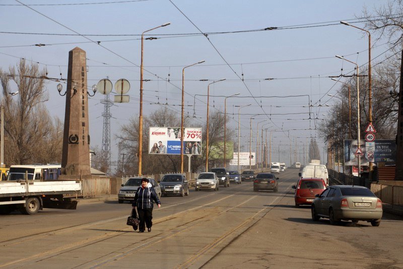 Посмотри, насколько загружен Старый мост из-за ремонта Нового моста 2