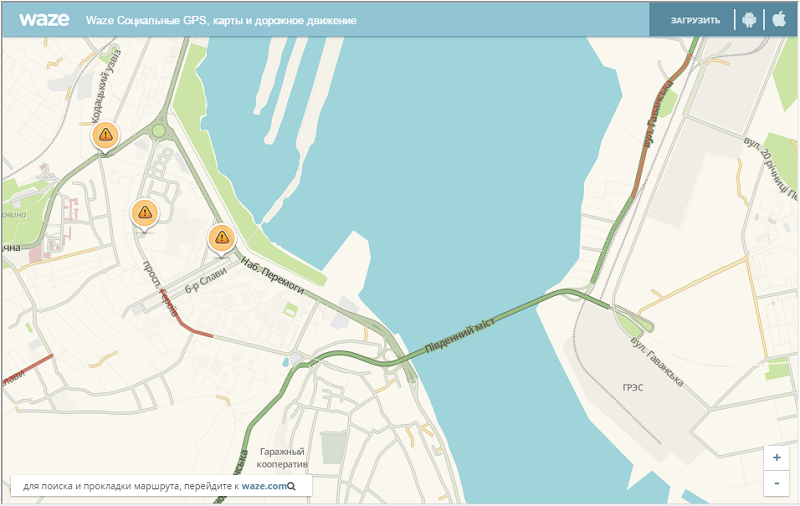 Карта пробок и загруженность мостов в Днепре: куда не стоит ехать автомобилистам 3