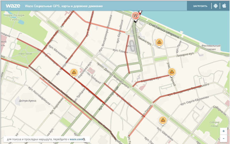 Карта пробок и загруженность мостов в Днепре: куда не стоит ехать автомобилистам 4