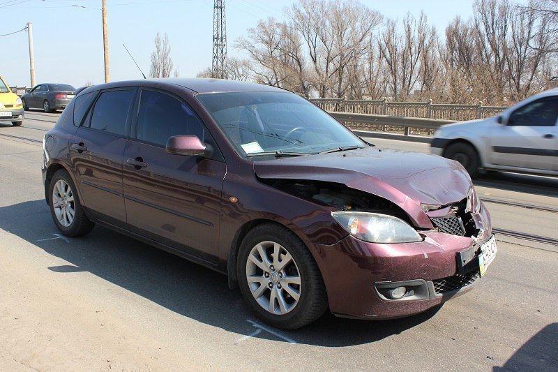 Из-за ДТП на Старом мосту образовалась пробка 1