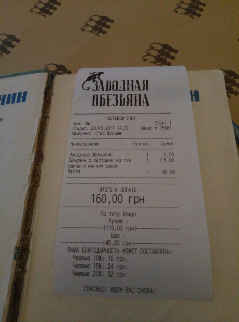 ГастроблоХ Днепра: плюсы и минусы бара "Заводная обезьяна" 11