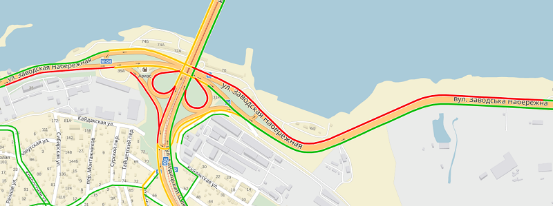 Внимание: при въезде на Кайдакский мост огромная пробка 1