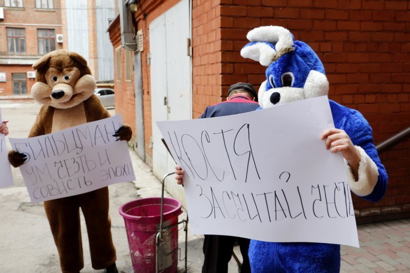 Парад животных под Бабушкинским судом: как в Днепре судился известный "активист" 2