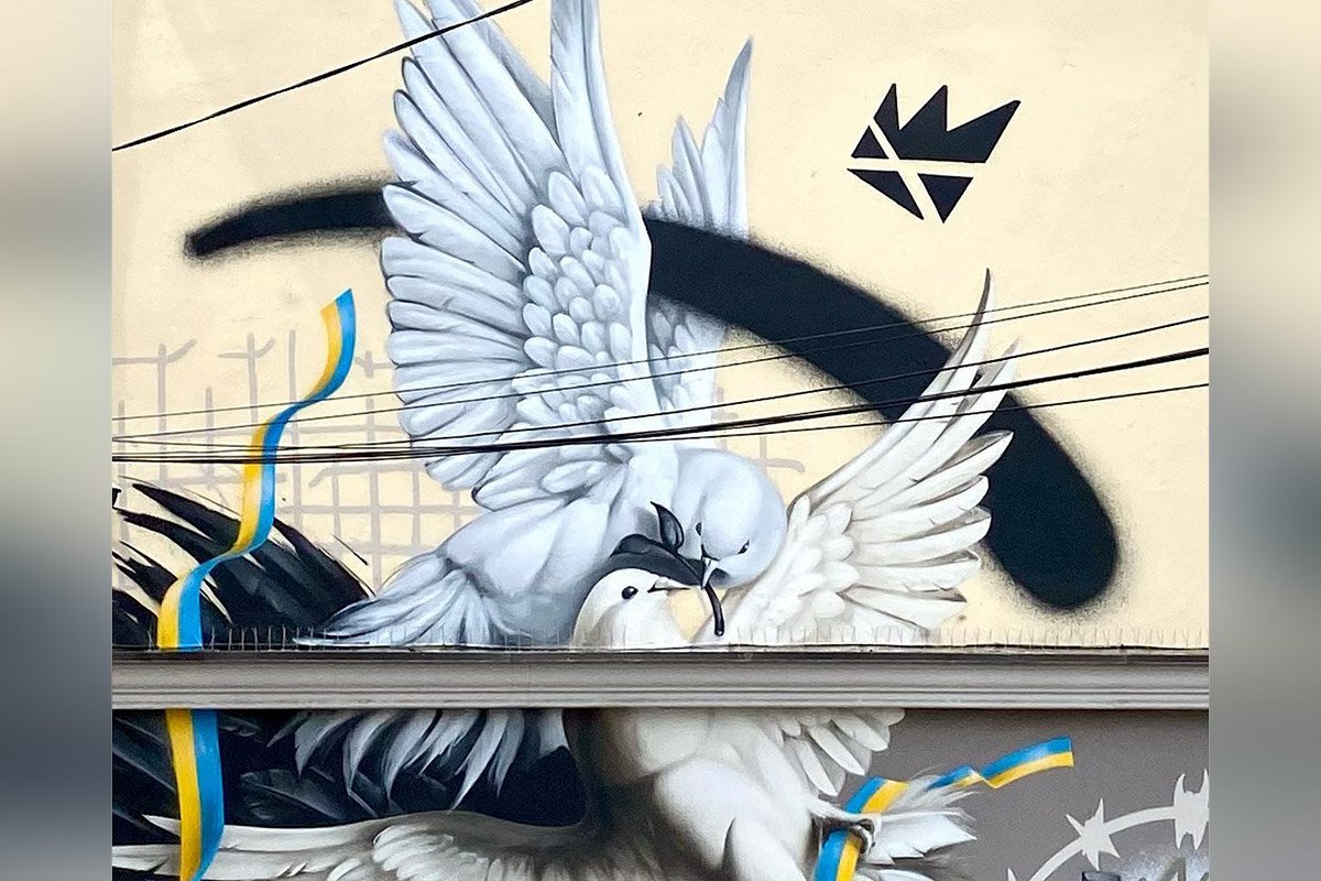 Новый мурал в Черновцах Новый мурал в Черновцах