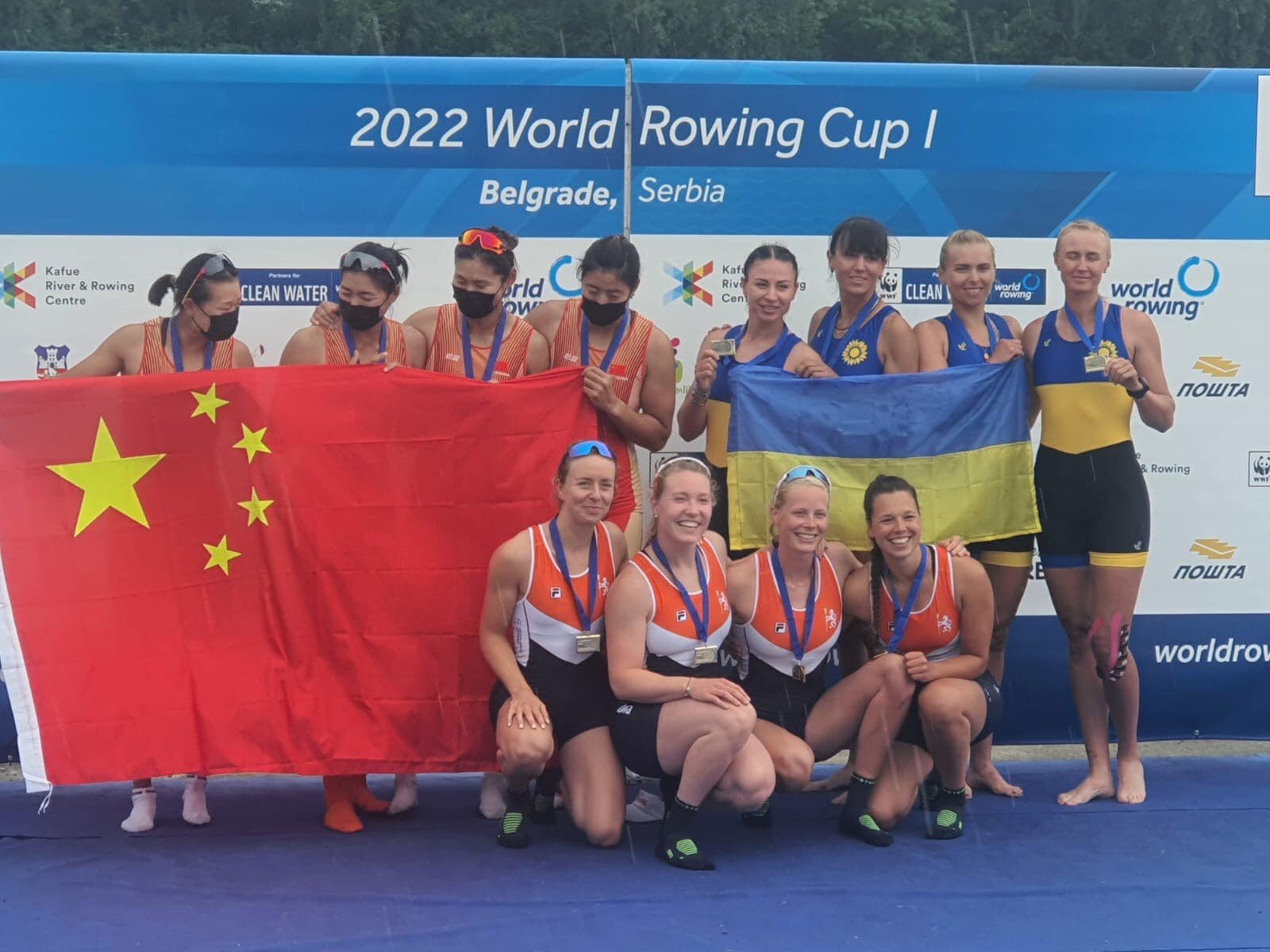 Девушка из Днепра выиграла бронзовую медаль на этапе Кубка мира по академической гребле 1