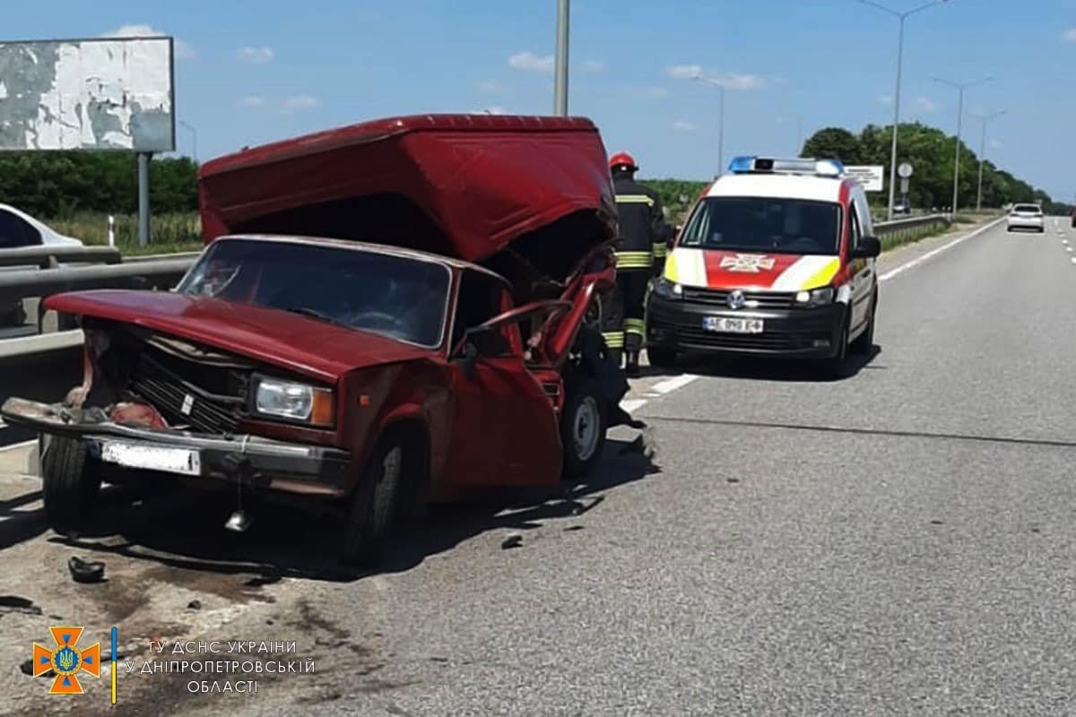 За селом Братское столкнулись Audi и ИЖ
