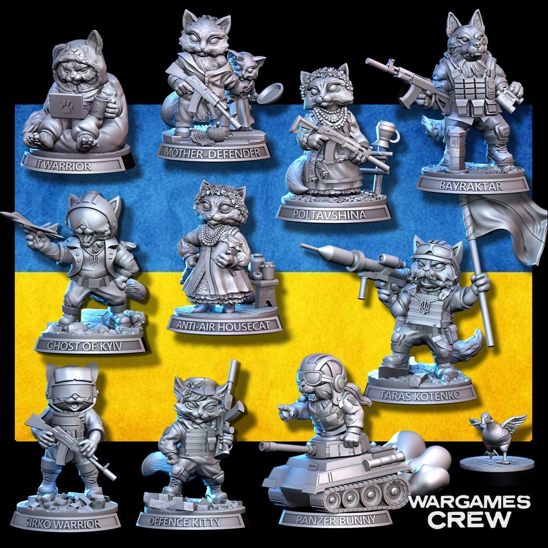 Эти фигурки могут стать вашими, а вы можете помочь в сборе на коптер для бойцов Эти фигурки могут стать вашими, а вы можете помочь в сборе на коптер для бойцов