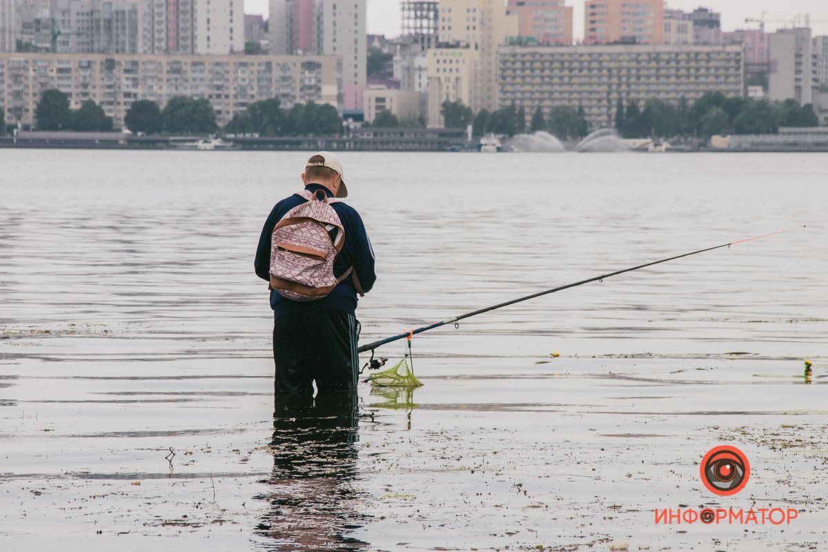Уровень воды снизился