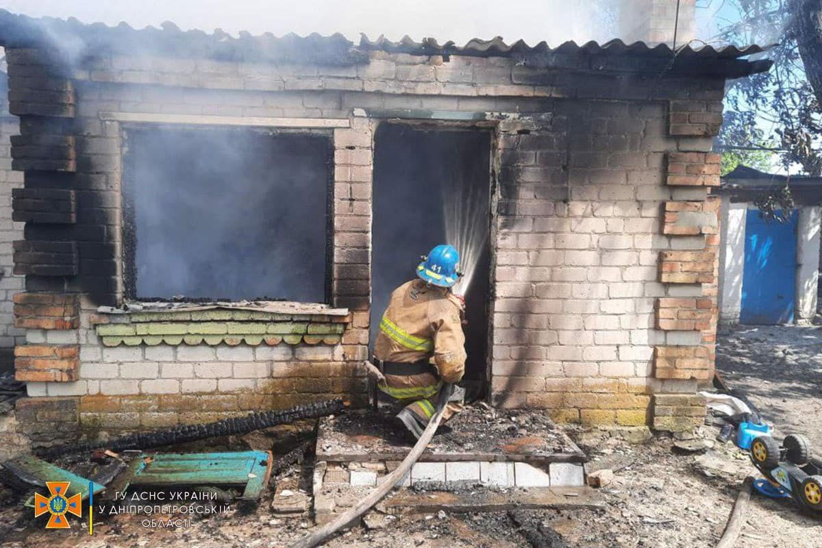 На улице Центральной села Алексеевка горел одноэтажный жилой дом