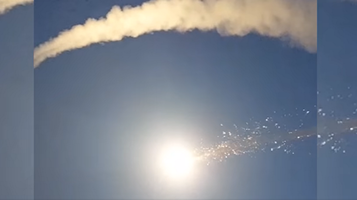 В небе над Днепропетровской областью сбили 6 ракет: видео работы ПВО