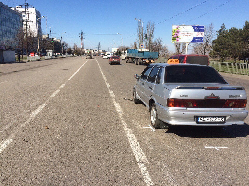 ДТП на Набережной: столкнулись Лада и Skoda 3