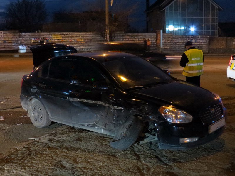 ДТП на Гагарина: столкнулись Honda и Hyundai 2