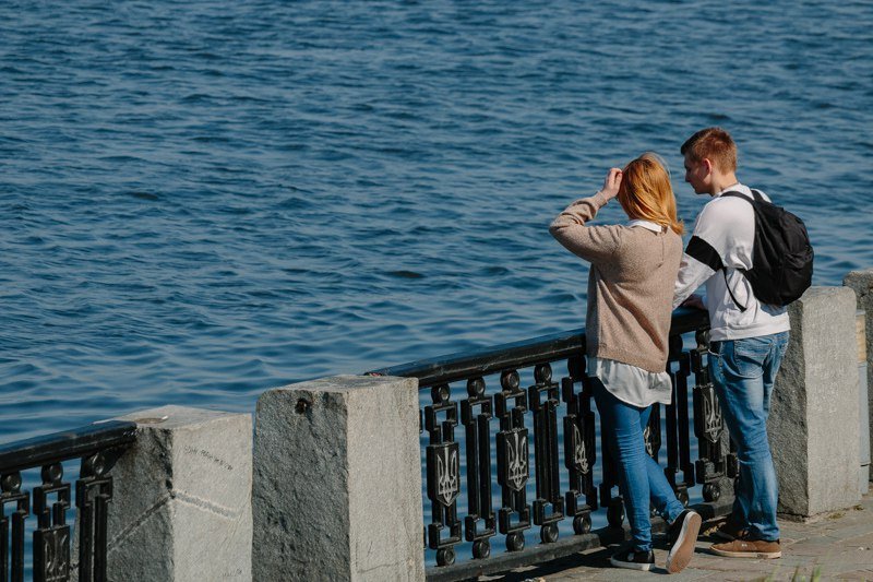 Солнце, птички и люди в футболках: в Днепр пришла настоящая весна 16