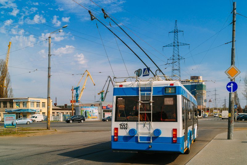 В Днепре заммэра Михаил Лысенко протестировал новый троллейбусный маршрут 2