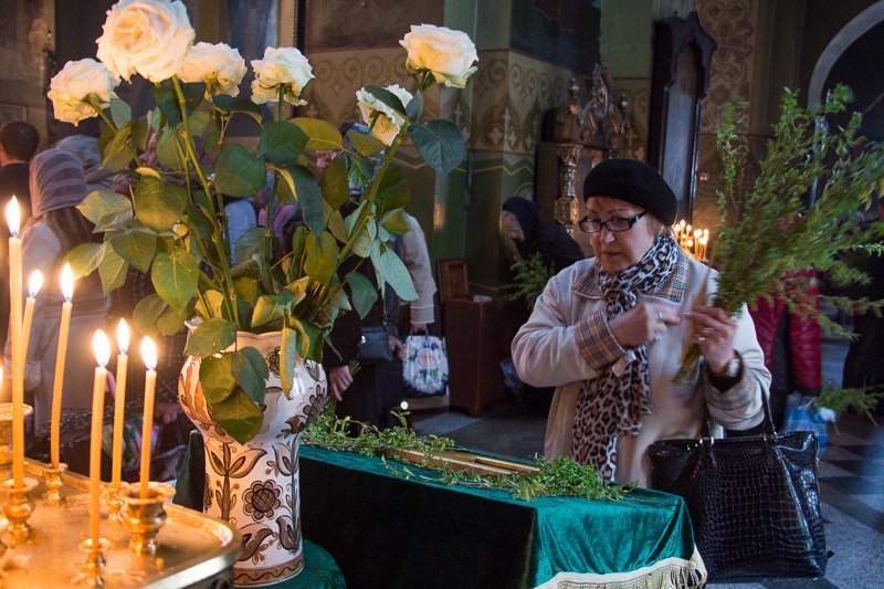 Вербное воскресенье в Днепре: ветки вербы и митрополит Ириней 2