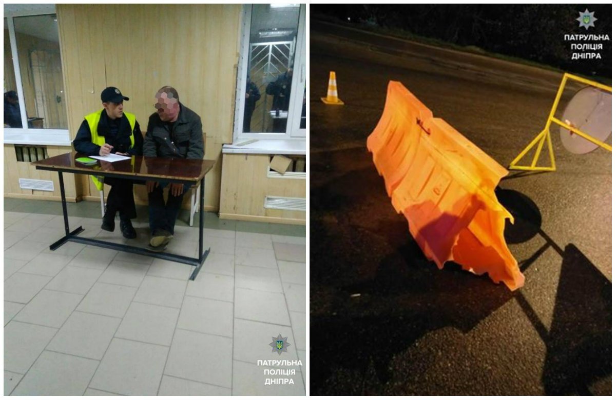 NFS по-днепровски: погоня по Новому мосту, пьяный на Mercedes и разбитое авто полиции 2