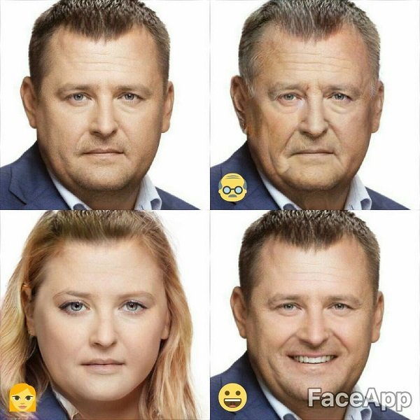 Преображение известных людей Днепра в FaceApp 1