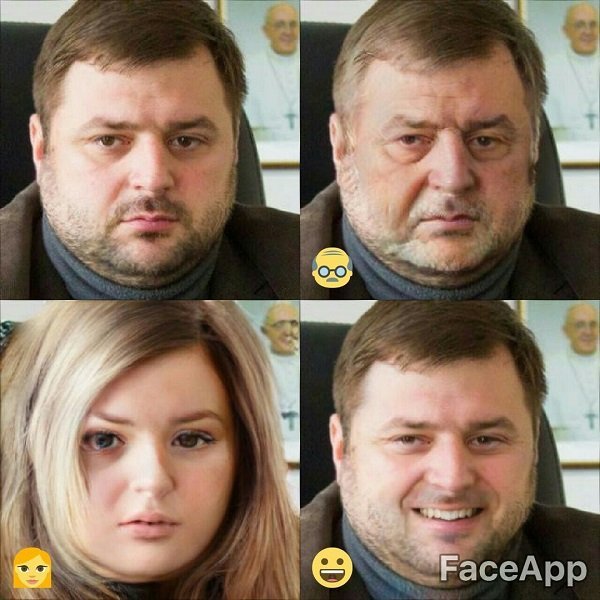 Преображение известных людей Днепра в FaceApp 2