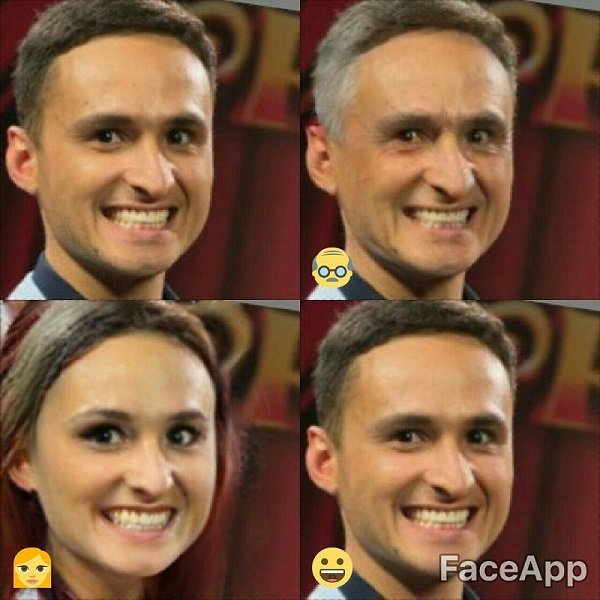Преображение известных людей Днепра в FaceApp 10