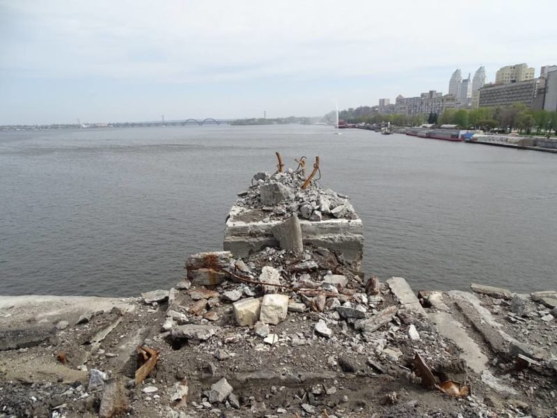 Получи ответ: как проходит ремонт Нового моста в Днепре 12