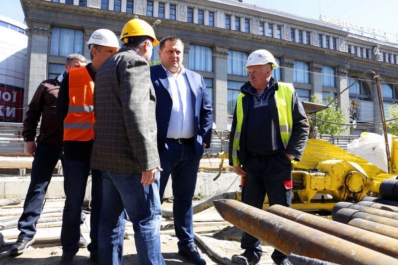 Борис Филатов проинспектировал ход работ по строительству метро 5