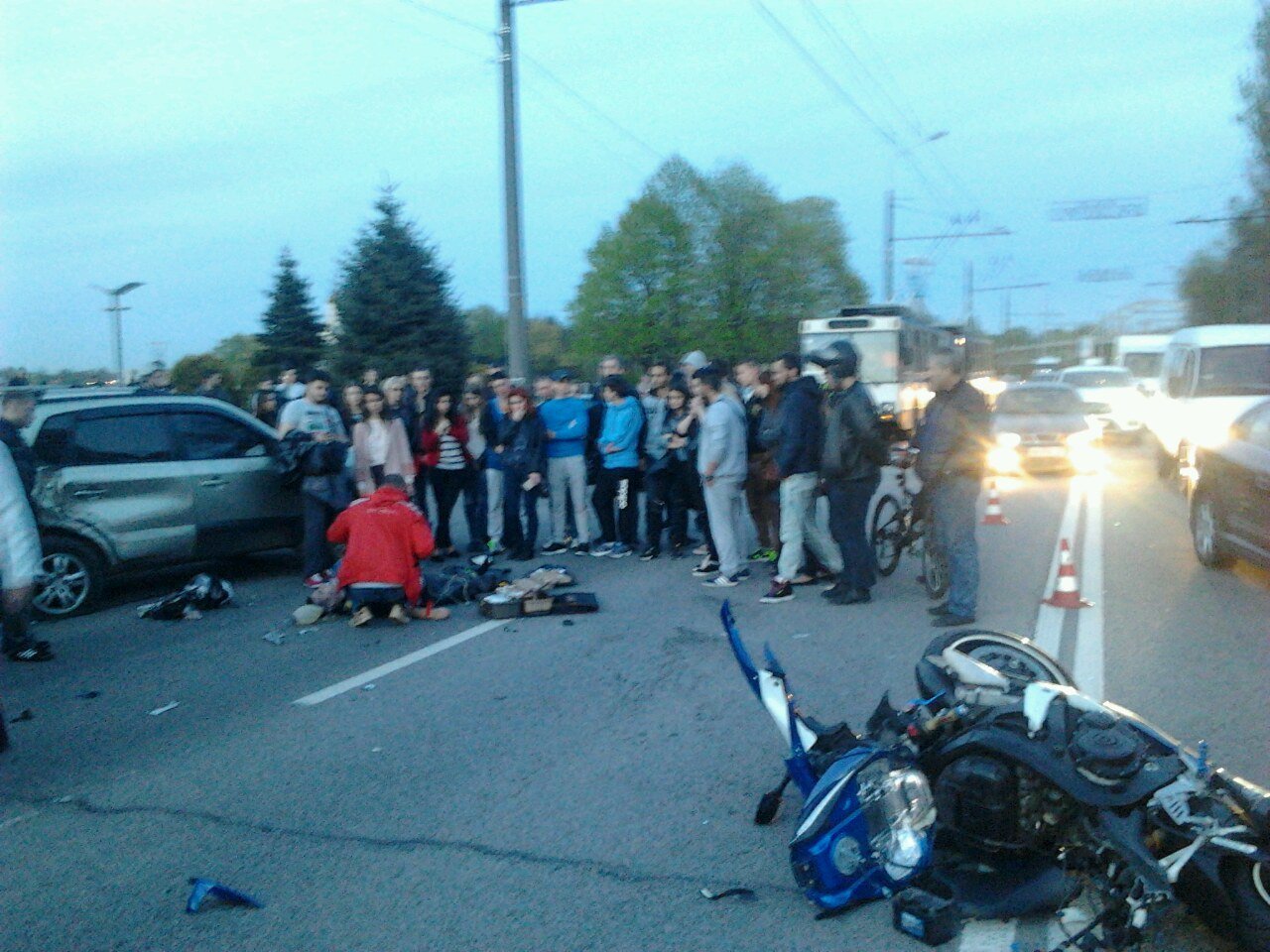 Смертельная авария на Сичеславской Набережной: погиб еще один мотоциклист 5