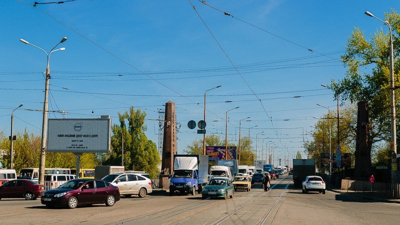 Огромные пробки на Старом мосту в Днепре: все, что нужно знать 1