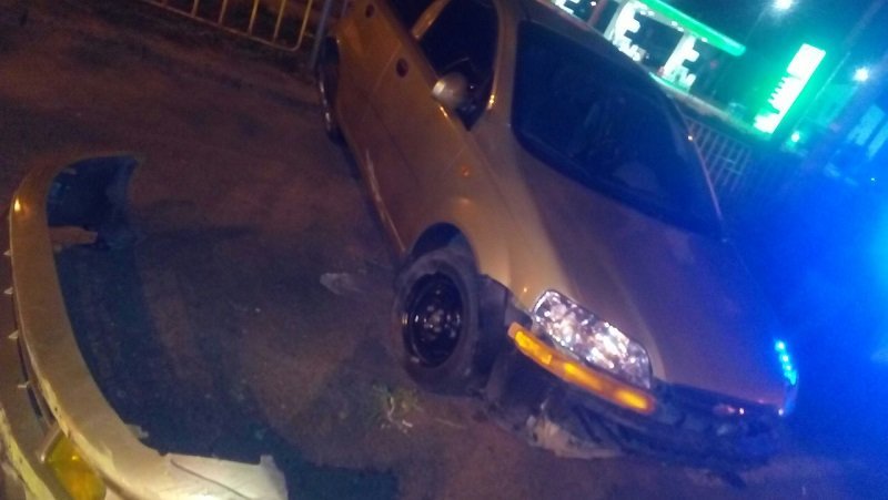 Двойное ДТП на Рабочей: таксисты быстро нашли виновного 1