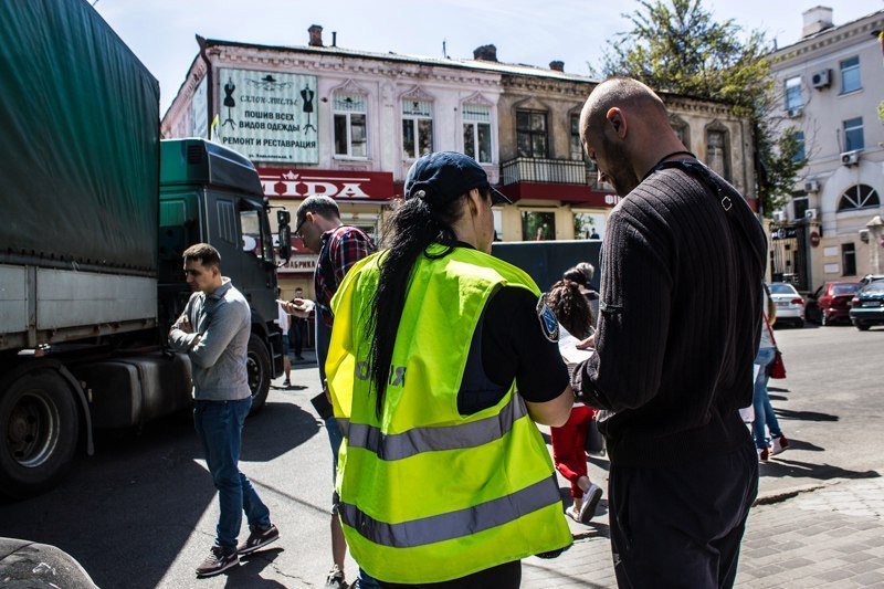 ДТП на Харьковской: Фура зацепила BMW 2