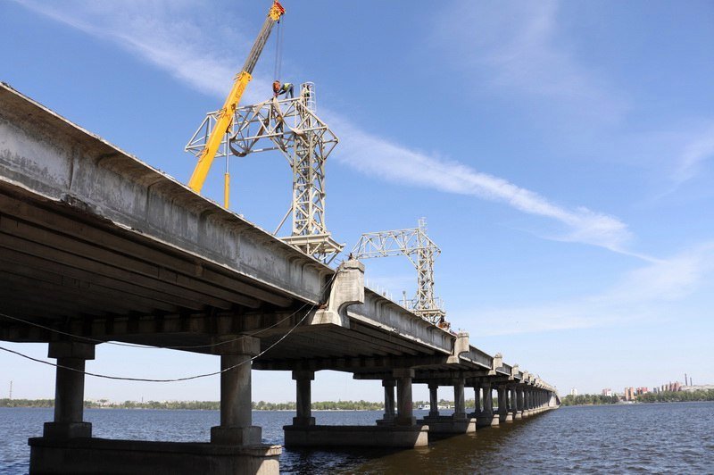 Как проходит ремонт Нового моста: устанавливают опоры 1