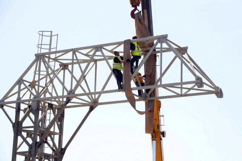 Как проходит ремонт Нового моста: устанавливают опоры 5