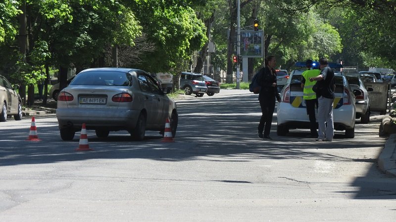 В центре Днепра столкнулись два Lanos: движение затруднено 2
