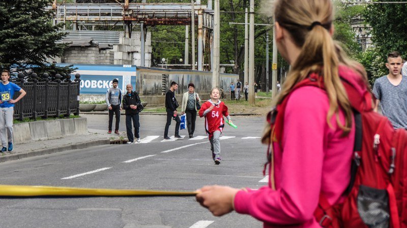 Марина Филатова провела ежегодную спортивную эстафету в честь Дня Победы 9