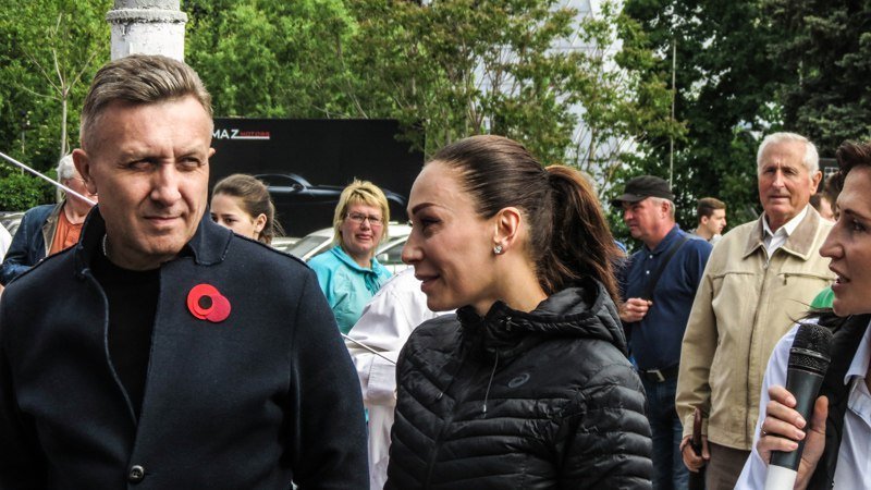 Марина Филатова провела ежегодную спортивную эстафету в честь Дня Победы 22