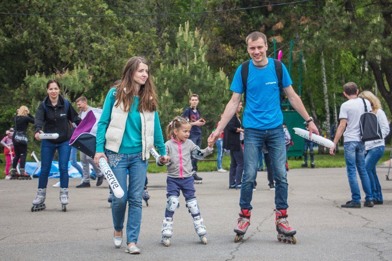 Парад роллеров, прыжки на батуте и скалолазание: в Днепре прошел фестиваль экстремального спорта 7