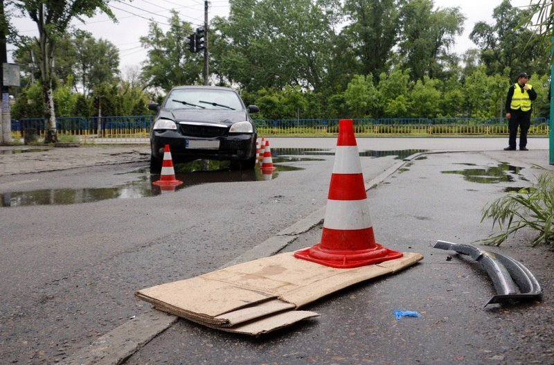 ДТП на Солнечном: Chevrolet Lacetti сбил пешехода 6