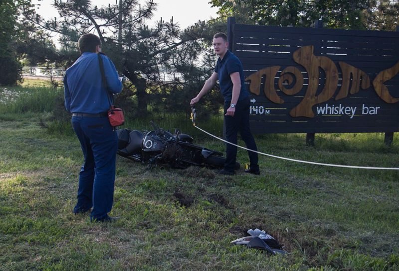 ДТП на Набережной Заводской: разбился еще один мотоциклист на Kawasaki 4