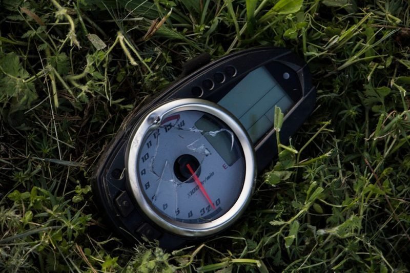 ДТП на Набережной Заводской: разбился еще один мотоциклист на Kawasaki 9